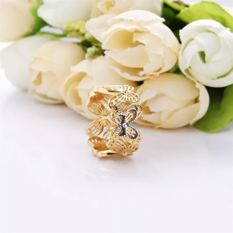 (imagen para) Anillo en Pandora Shine Mariposas en Filigrana - 167947 - Ver 2