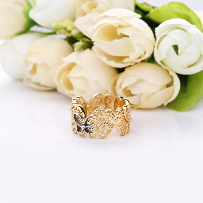 (imagen para) Anillo en Pandora Shine Mariposas en Filigrana - 167947 - Ver 4