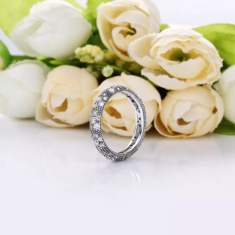 (imagen para) Anillo PANDORA cinta de estrellas cósmicas - 190915CZ - Ver 4