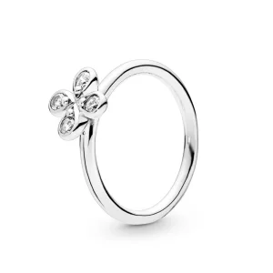 (imagen para) Anillo PANDORA en plata de ley Trébol de Cuatro Hojas - 197967CZ