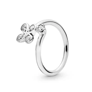 (imagen para) Anillo PANDORA en plata de ley Trébol de Cuatro Pétalos - 197988CZ