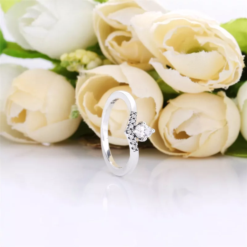 (imagen para) Anillo PANDORA en plata de primera ley Deseo Clásico - 197790CZ - Ver 2