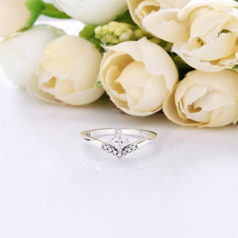 (imagen para) Anillo PANDORA en plata de primera ley Deseo Clásico - 197790CZ - Ver 3