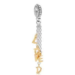 (imagen para) Charm colgante en plata de primera ley y PANDORA Shine Amor en Letras - 767831