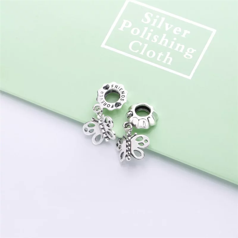 (imagen para) Charm colgante PANDORA Amigos para siempre 790531 - Ver 3