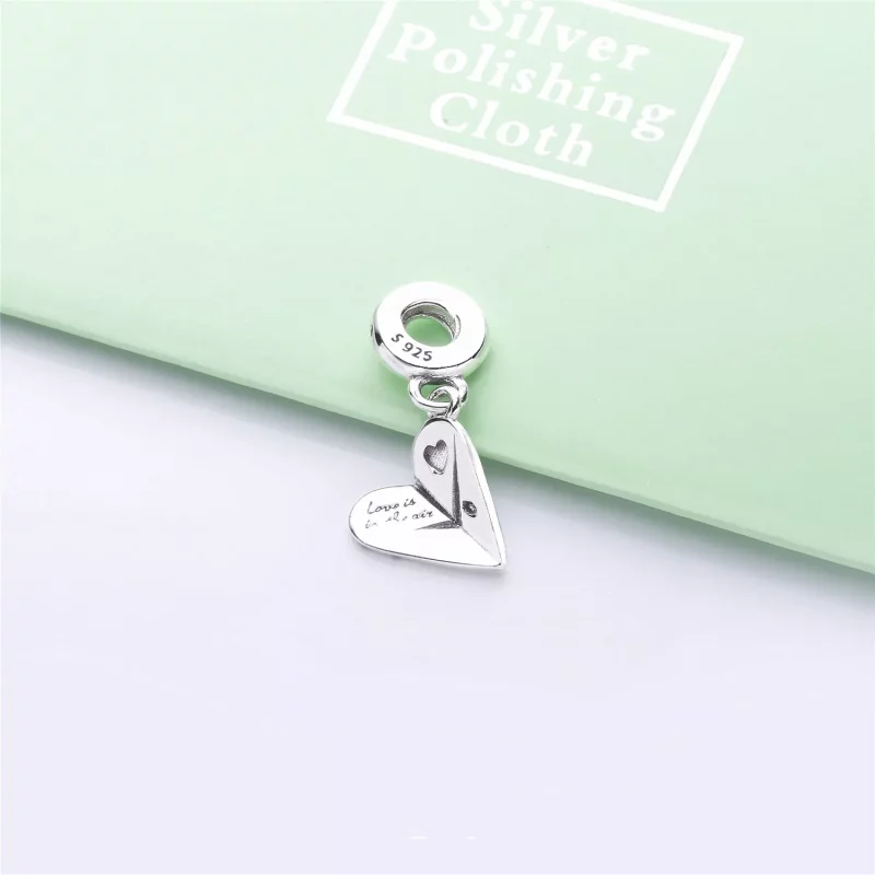 (imagen para) Charm Colgante PANDORA en plata de ley Avión de Papel - 797876CZ - Ver 2