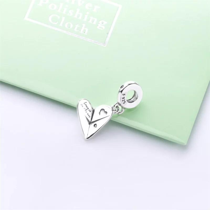 (imagen para) Charm Colgante PANDORA en plata de ley Avión de Papel - 797876CZ - Ver 4