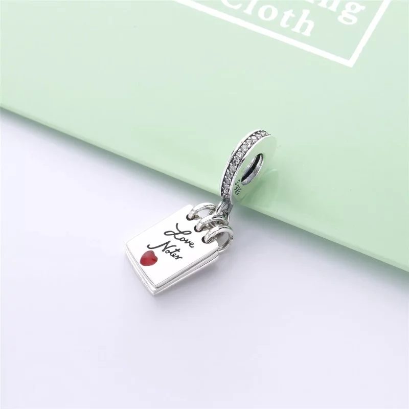 (imagen para) Charm Colgante PANDORA en plata de ley Notas de Amor - 797835CZ - Ver 2
