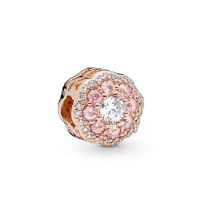 (imagen para) Charm en Pandora Rose Flor Rosa Brillante - 787851NPM