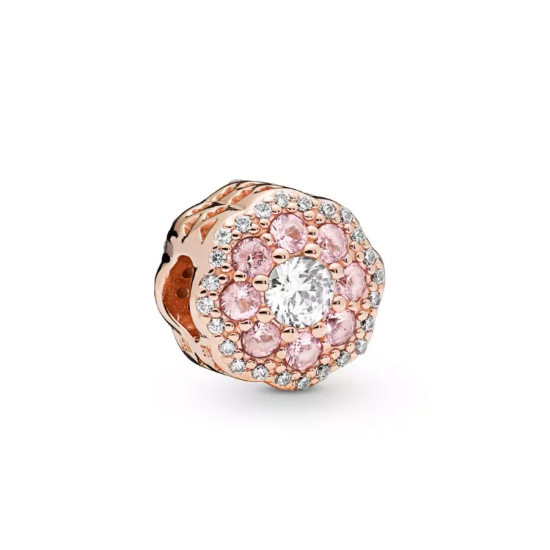 (imagen para) Charm en Pandora Rose Flor Rosa Brillante - 787851NPM