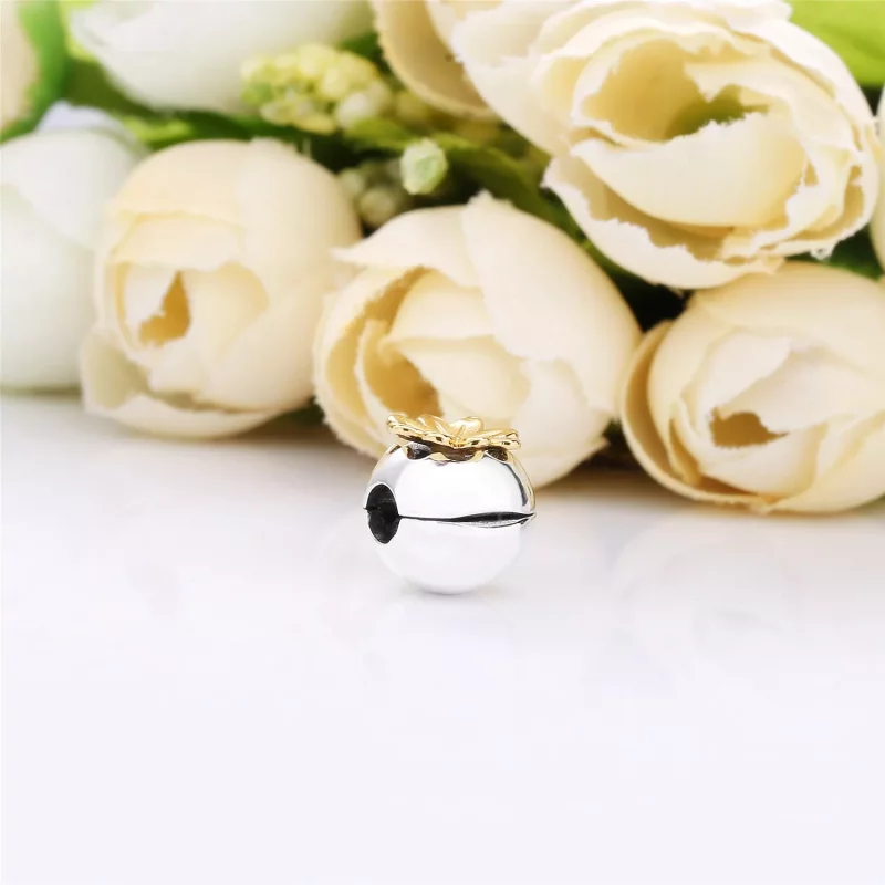 (imagen para) Charm en plata de ley y Pandora Shine Trébol Brillante - 768000CZ - Ver 4