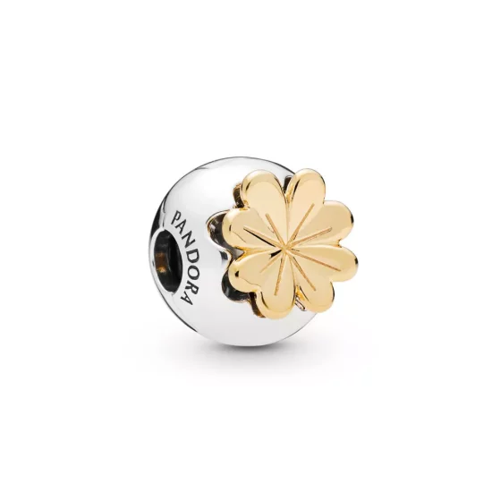 (imagen para) Charm en plata de ley y Pandora Shine Trébol Brillante - 768000CZ