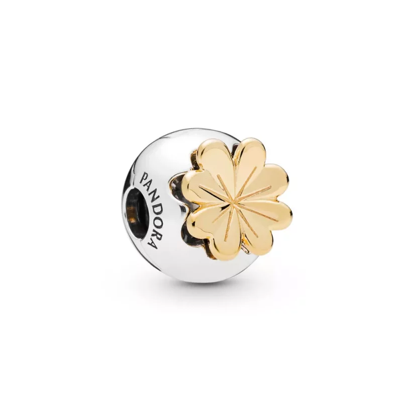 (imagen para) Charm en plata de ley y Pandora Shine Trébol Brillante - 768000CZ