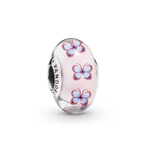 (imagen para) Charm PANDORA cristal de Murano Mariposas - 797893