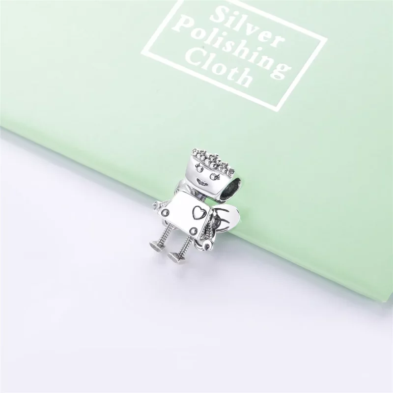 (imagen para) Charm PANDORA en plata de ley Bella Bot Floral - 797856 - Ver 2