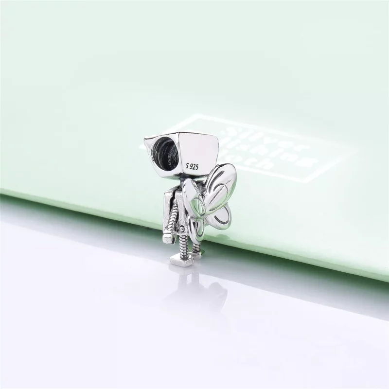 (imagen para) Charm PANDORA en plata de ley Bella Bot Floral - 797856 - Ver 4