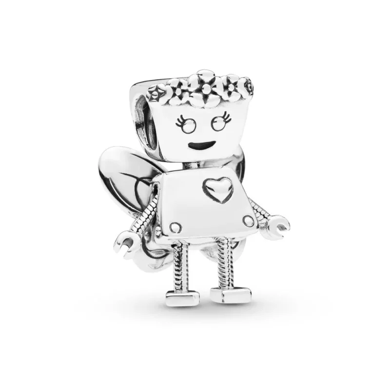 (imagen para) Charm PANDORA en plata de ley Bella Bot Floral - 797856