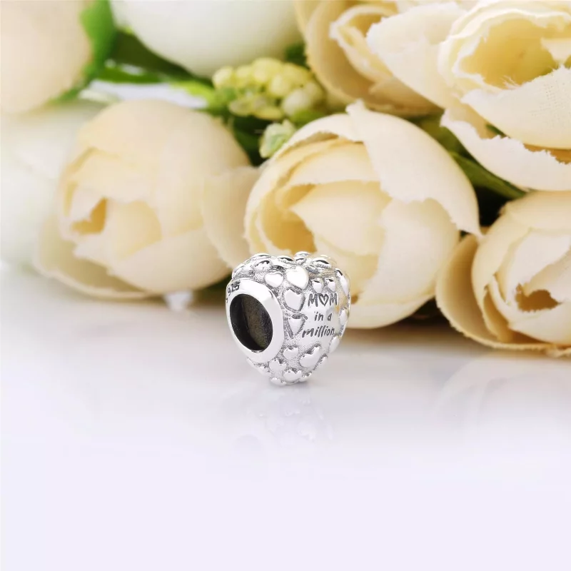 (imagen para) Charm PANDORA en plata de ley Madre entre un millón - 797781CZR - Ver 4