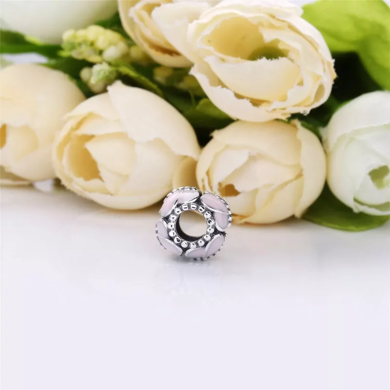 (imagen para) Charm PANDORA en plata de ley Mariposas Rosas - 797855EN160 - Ver 4