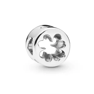 (imagen para) Charm PANDORA en plata de ley Trébol en filigrana - 797868