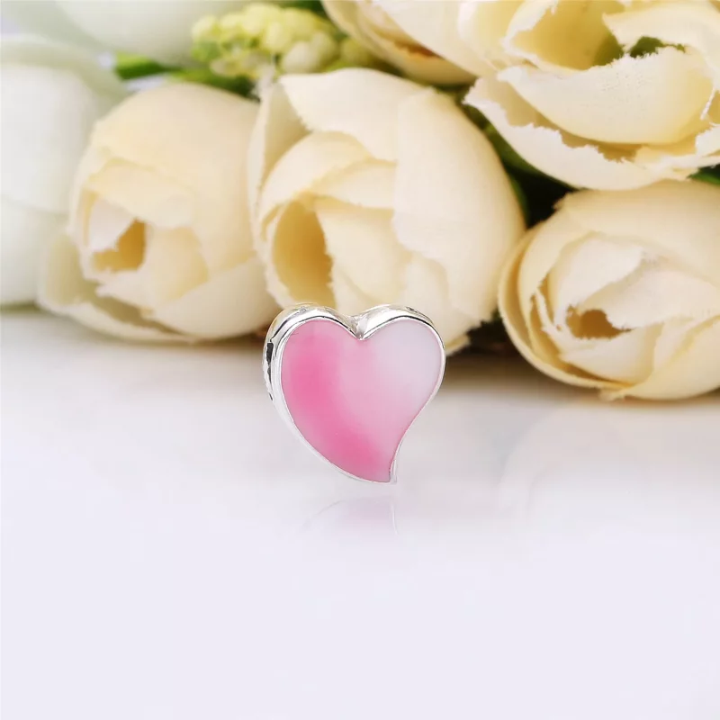(imagen para) Charm PANDORA Reflexions en plata de ley Corazón de Amor Asimétrico - 797809ENMX - Ver 2