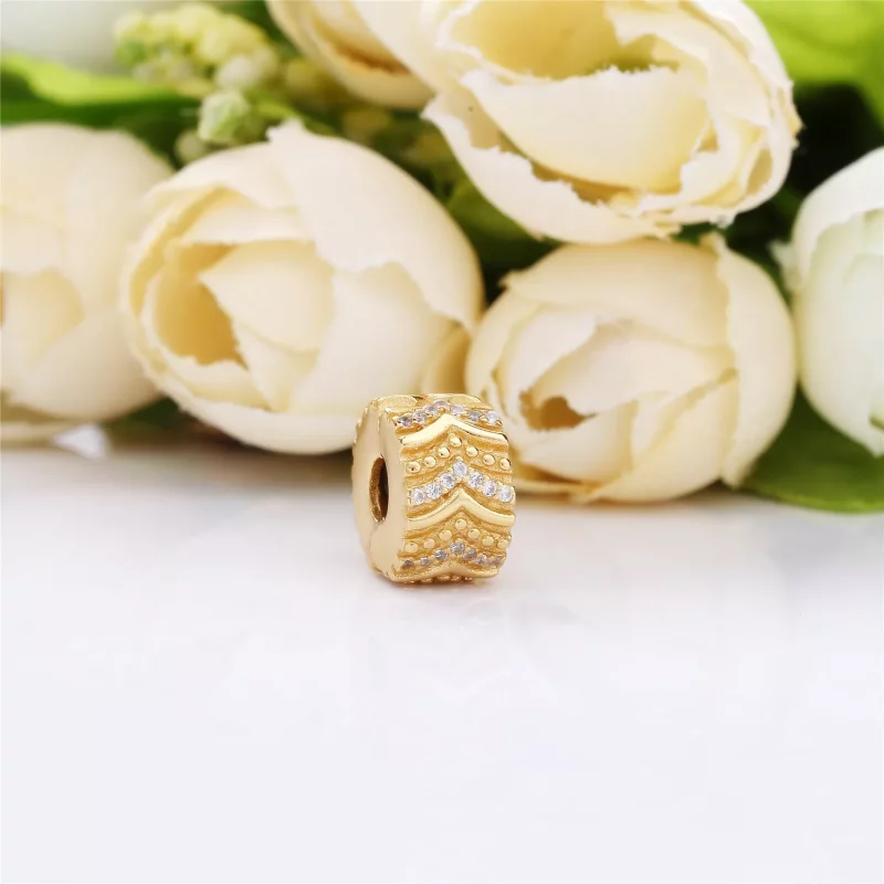 (imagen para) Clip en PANDORA Shine Deseo Estiloso - 767798CZ - Ver 2