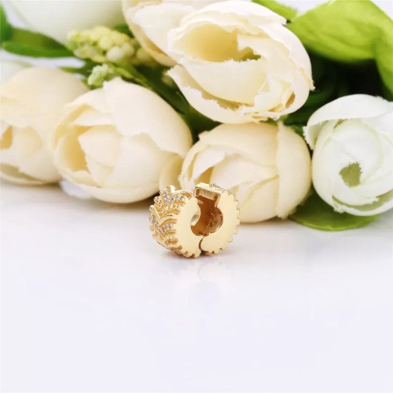 (imagen para) Clip en PANDORA Shine Deseo Estiloso - 767798CZ - Ver 4