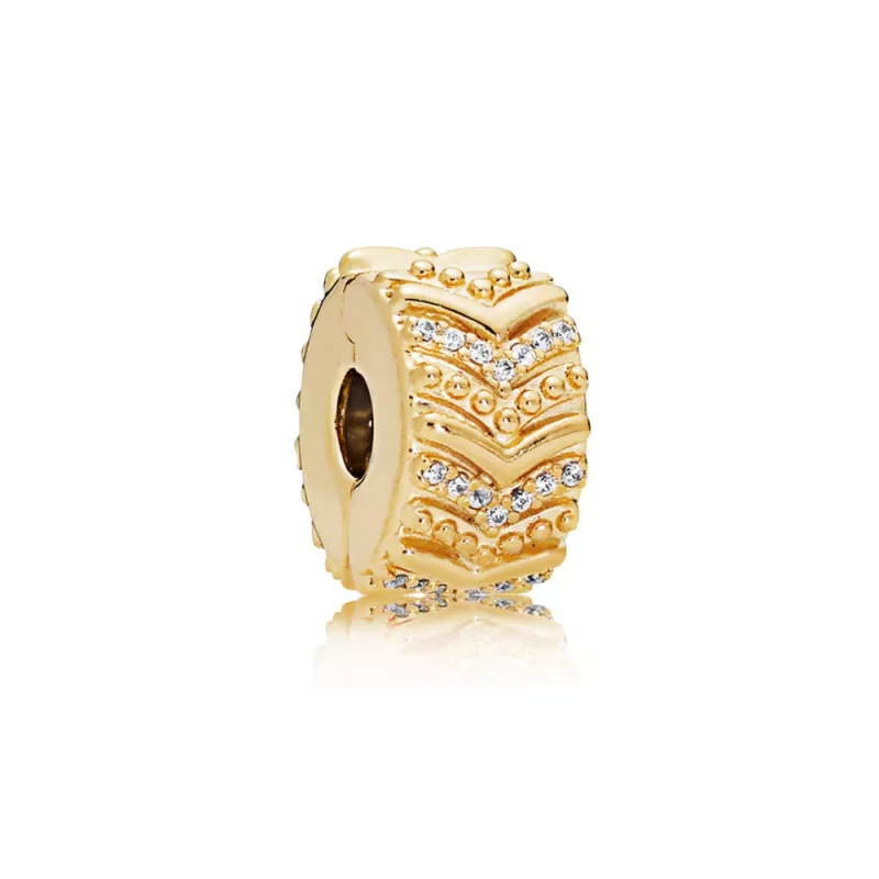 (imagen para) Clip en PANDORA Shine Deseo Estiloso - 767798CZ
