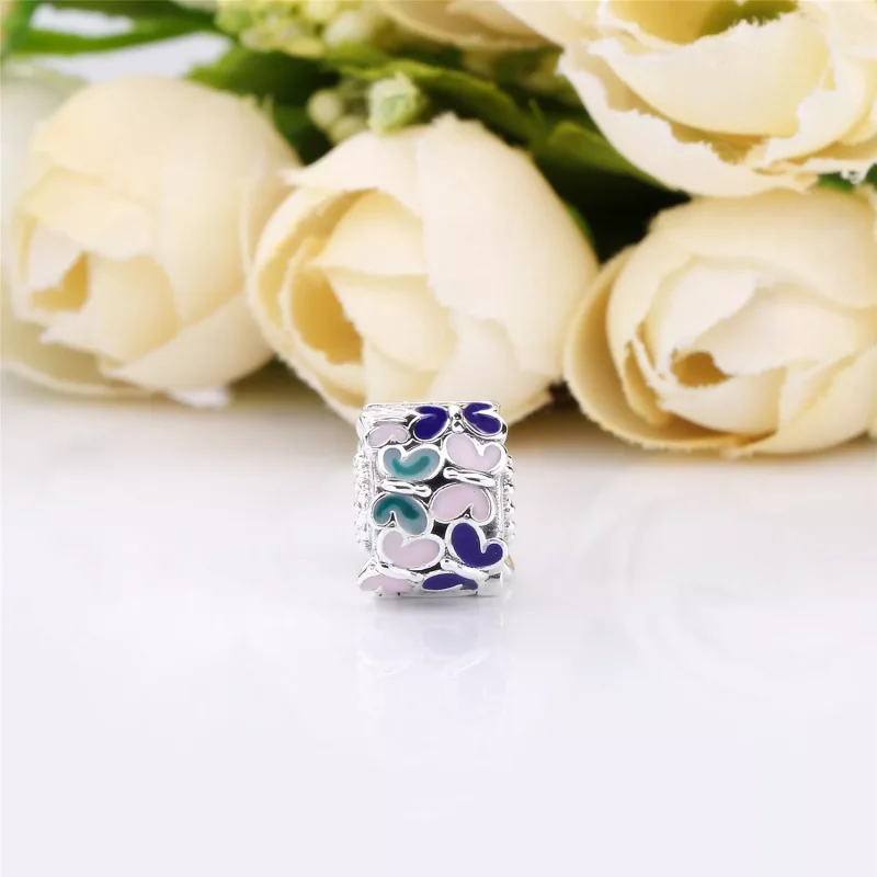 (imagen para) Clip PANDORA en plata de ley Mariposas - 797863ENMX - Ver 3