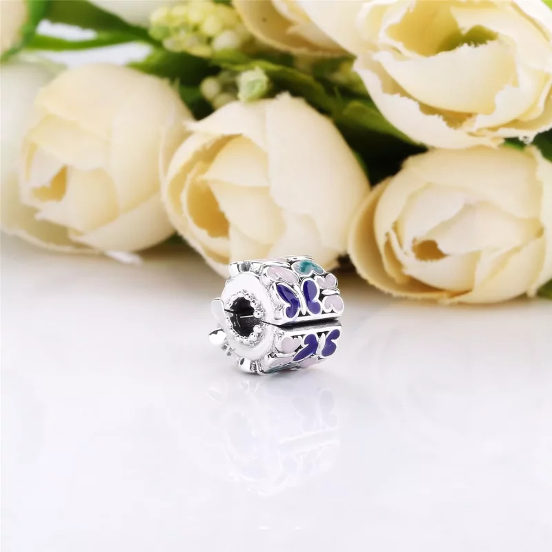 (imagen para) Clip PANDORA en plata de ley Mariposas - 797863ENMX - Ver 4