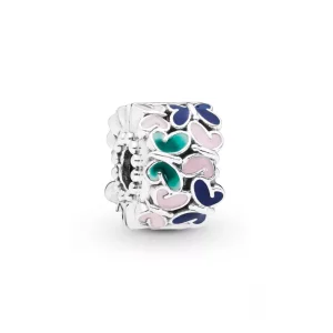(imagen para) Clip PANDORA en plata de ley Mariposas - 797863ENMX
