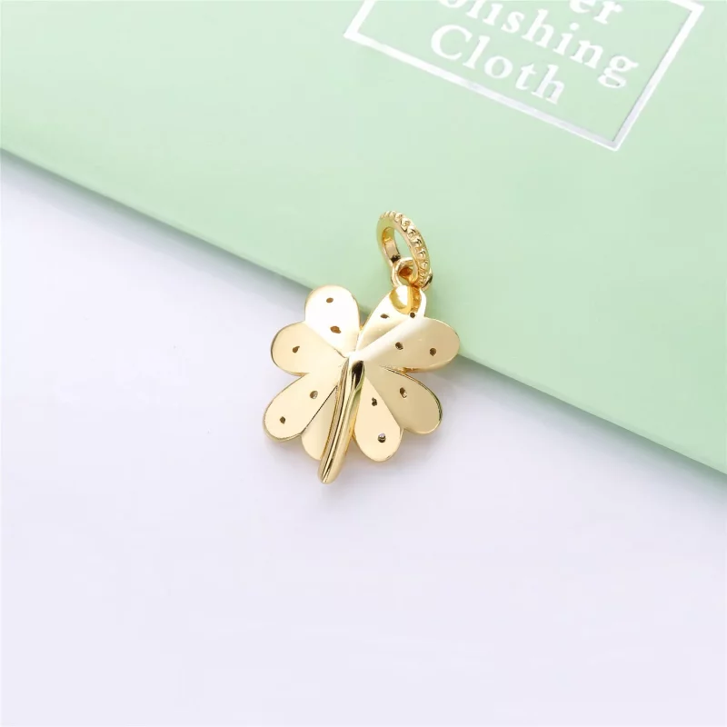 (imagen para) Colgante en Pandora Shine Trébol de la Suerte - 367935CZ - Ver 4