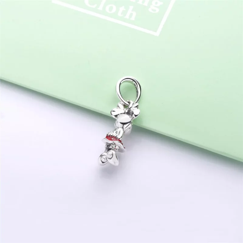 (imagen para) Colgante PANDORA en plata de primera ley Minnie con Lunares - 397768EN09 - Ver 3