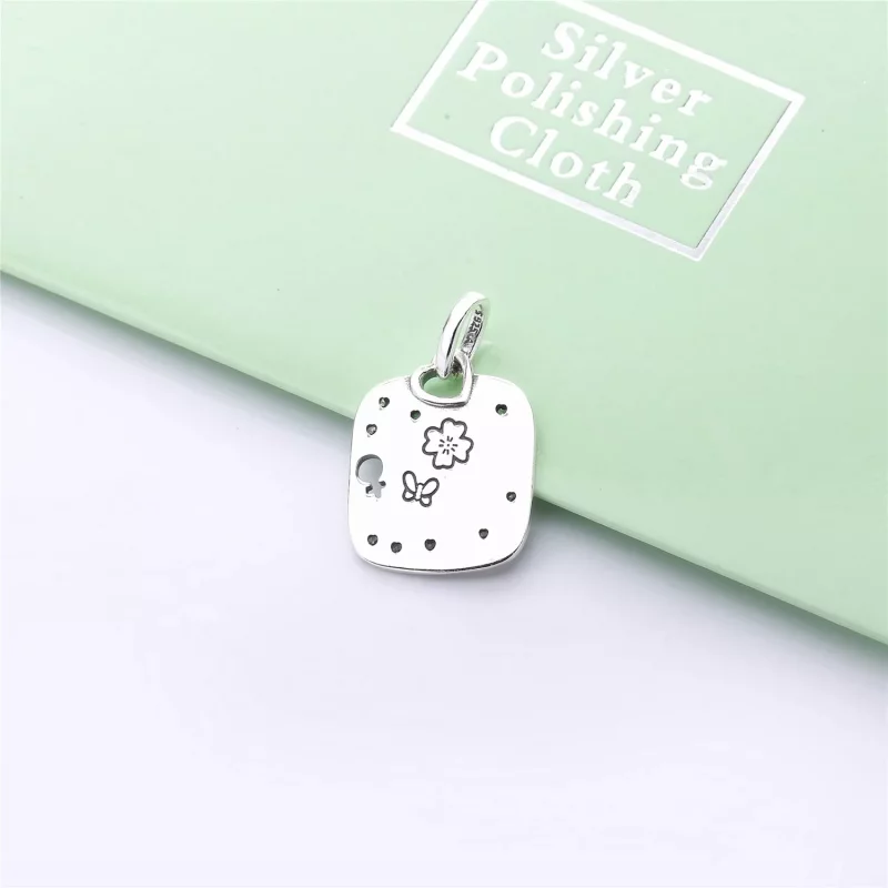 (imagen para) Colgante PANDORA Lema de empoderamiento femenino 397916CZ - Ver 4