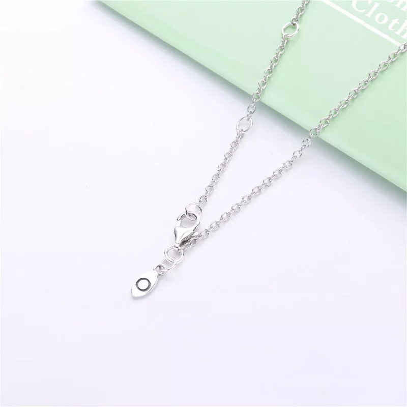 (imagen para) Collar PANDORA Corazón de amor asimétrico 397797CZ - Ver 4