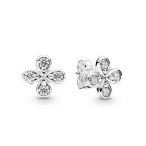 (imagen para) Pendientes PANDORA en plata de ley Trébol de Cuatro Pétalos - 297968CZ