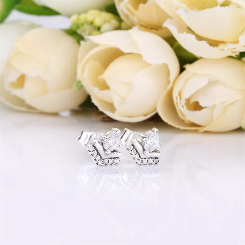 (imagen para) Pendientes PANDORA en plata de primera ley Deseos Clásicos - 297787CZ - Ver 2