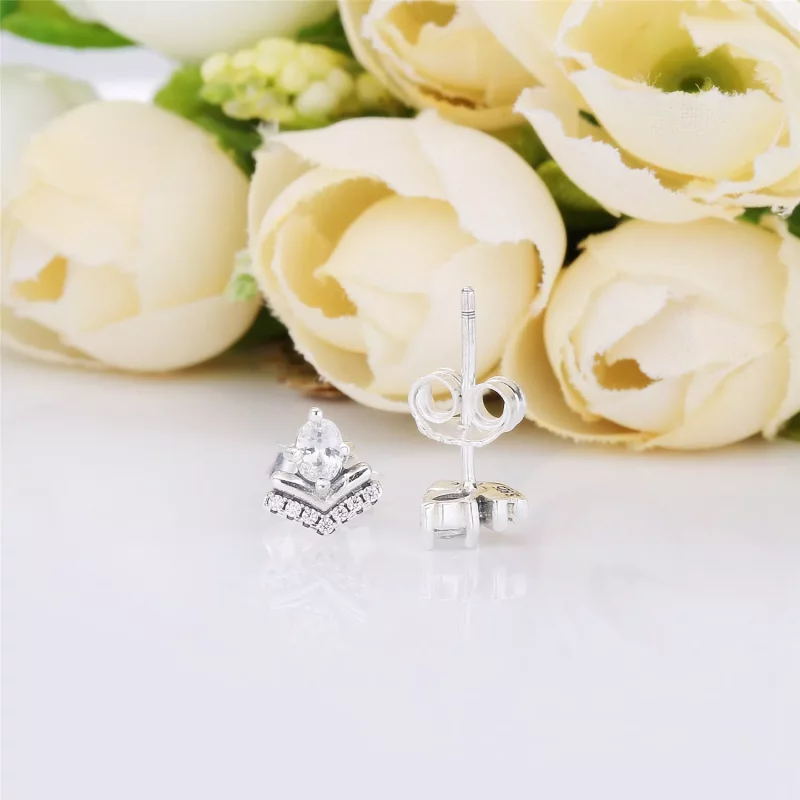(imagen para) Pendientes PANDORA en plata de primera ley Deseos Clásicos - 297787CZ - Ver 5