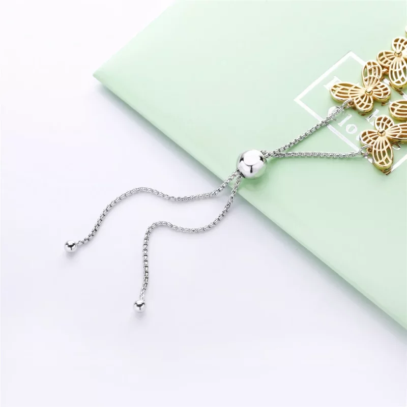 (imagen para) Pulsera PANDORA Mariposas caladas deslizándose 567957 - Ver 4