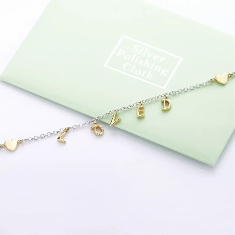 (imagen para) Pulsera PANDORA Script amado 567804 - Ver 3