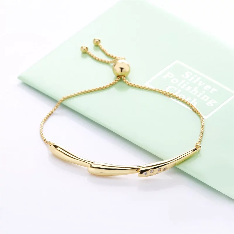 (imagen para) Pulsera PANDORA Tallo de flor deslizante 567917CZ - Ver 2