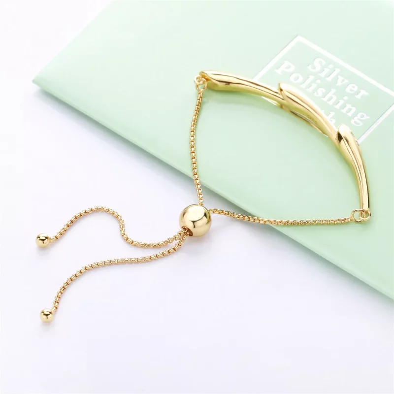 (imagen para) Pulsera PANDORA Tallo de flor deslizante 567917CZ - Ver 3