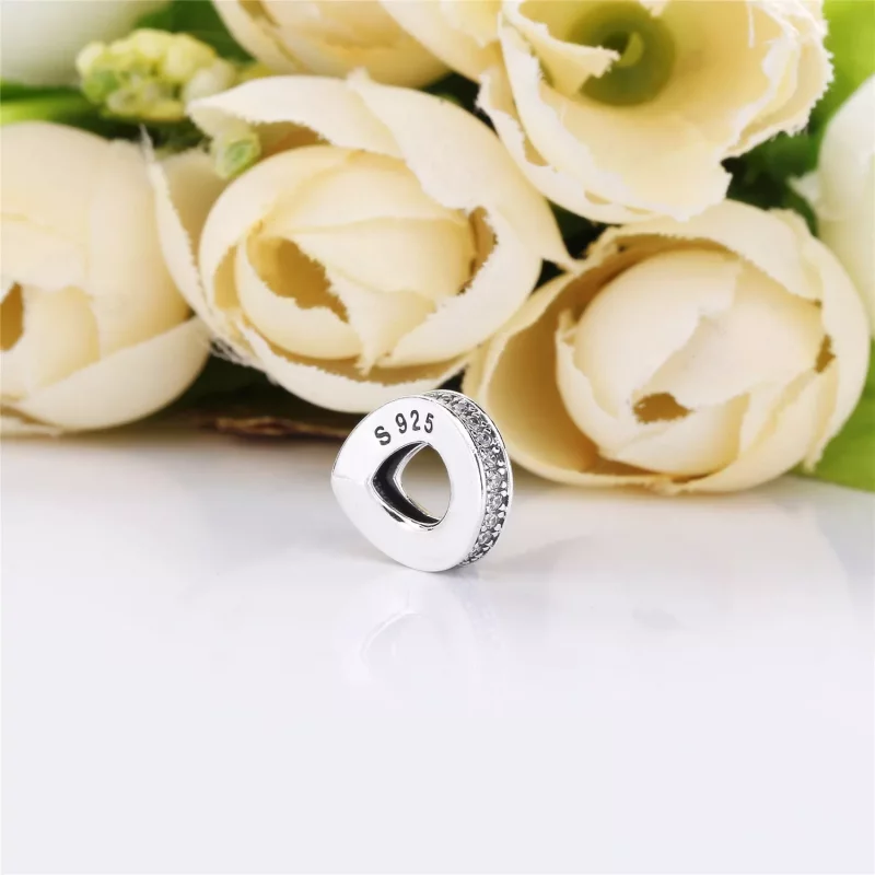 (imagen para) Separador PANDORA en plata de ley Deseo Reluciente - 797808CZ - Ver 3