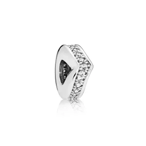 (imagen para) Separador PANDORA en plata de ley Deseo Reluciente - 797808CZ