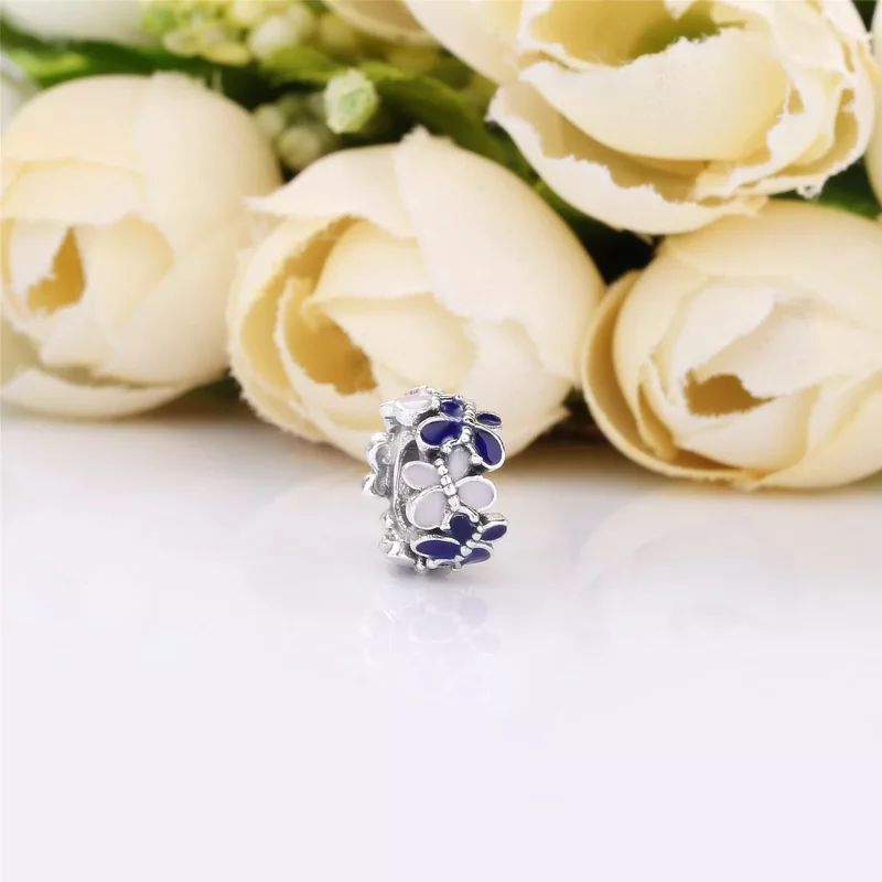 (imagen para) Separador PANDORA en plata de ley Mariposas - 797870ENMX - Ver 2