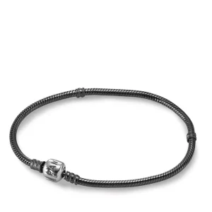 Pulsera PANDORA de plata de ley oxidada - 590702OX (imagen para) Pulsera PANDORA de plata de ley oxidada - 590702OX