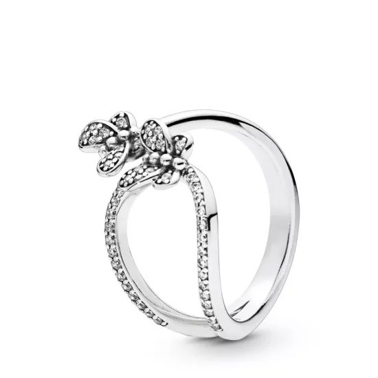 (imagen para) Anillo PANDORA en plata de ley Mariposas Deslumbrantes - 197920CZ