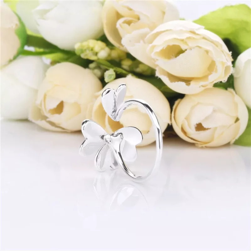 (imagen para) Anillo PANDORA en plata de ley Trébol - 197949 - Ver 3