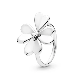 (imagen para) Anillo PANDORA en plata de ley Trébol - 197949