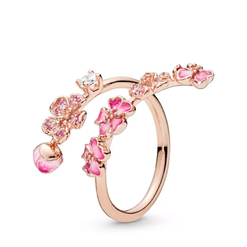 (imagen para) Anillo PANDORA Flor de flor de durazno 188088NCCMX